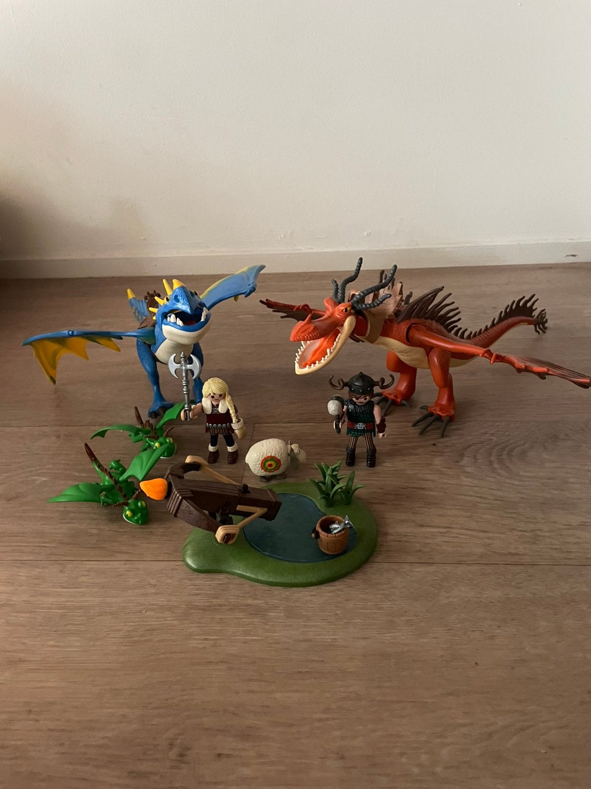 Playmobil Haaktand & Stormvlieg - Set 9459 & 9247, Ophalen, Complete set, Zo goed als nieuw, Dragons