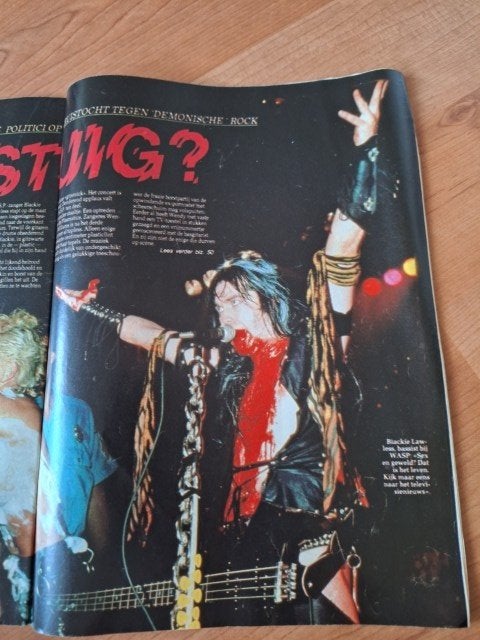 Kwik 1985 WASP Plasmatics Miss Dynasty Mary Stavin, Boeken, Ophalen of Verzenden, Gelezen, Overige typen
