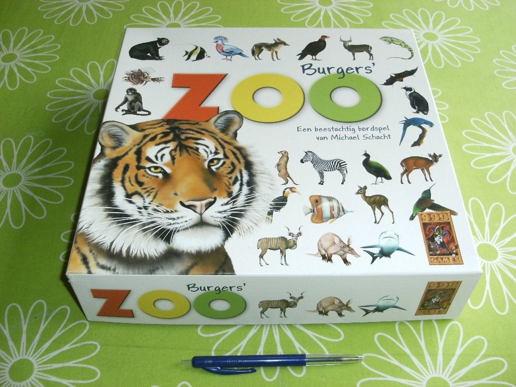Burgers Zoo - een strategisch bordspel van Michael Schacht, Vijf spelers of meer, Ophalen of Verzenden, Zo goed als nieuw