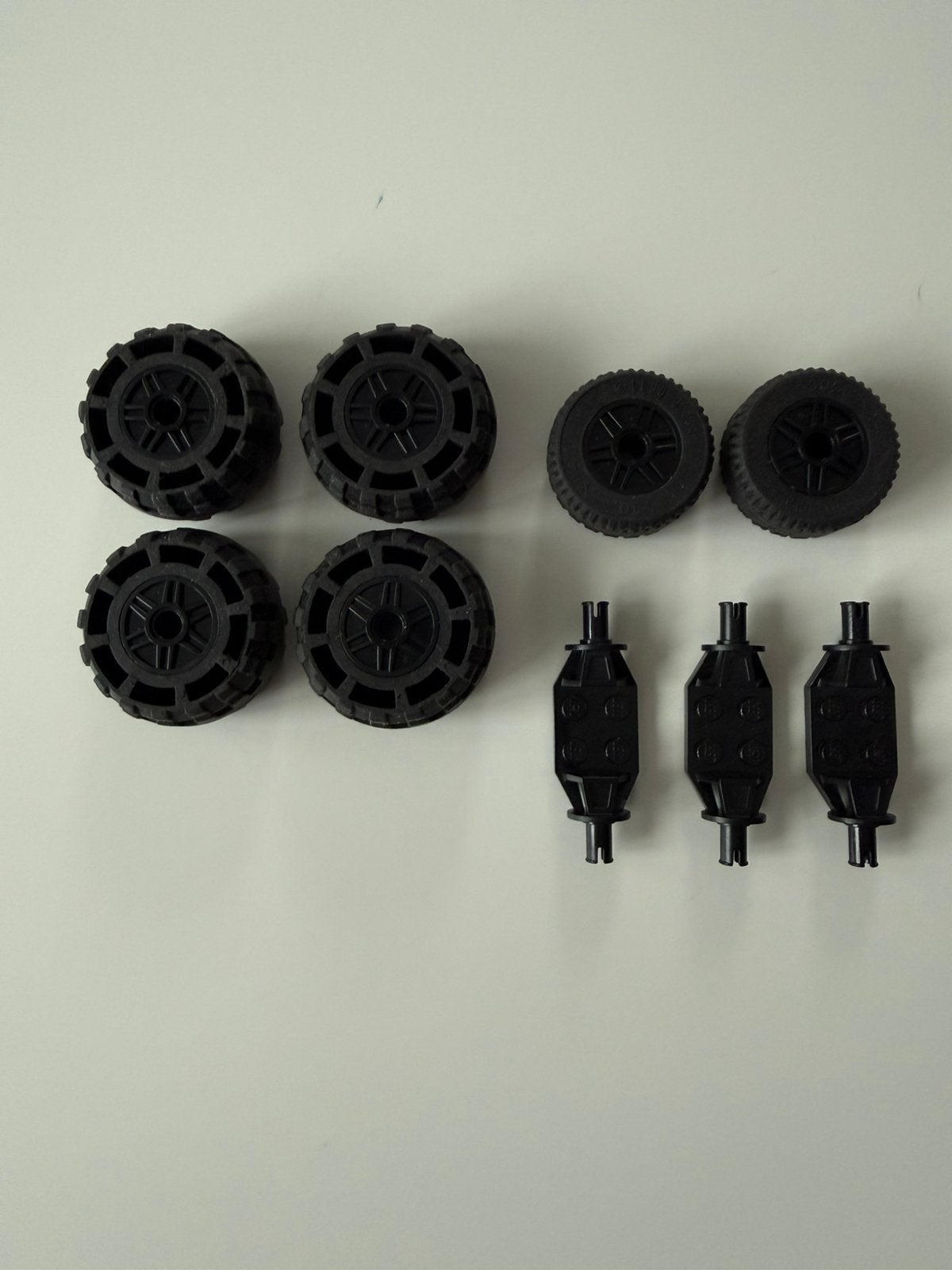 Lego wielen set zwart, Ophalen of Verzenden, Gebruikt
