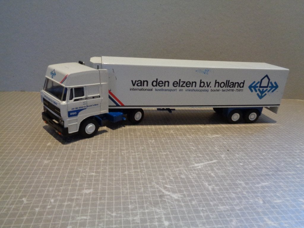 lion daf 3300 vd elzen met eurotrailer, Ophalen of Verzenden, Nieuw, Bus of Vrachtwagen, Lion Toys