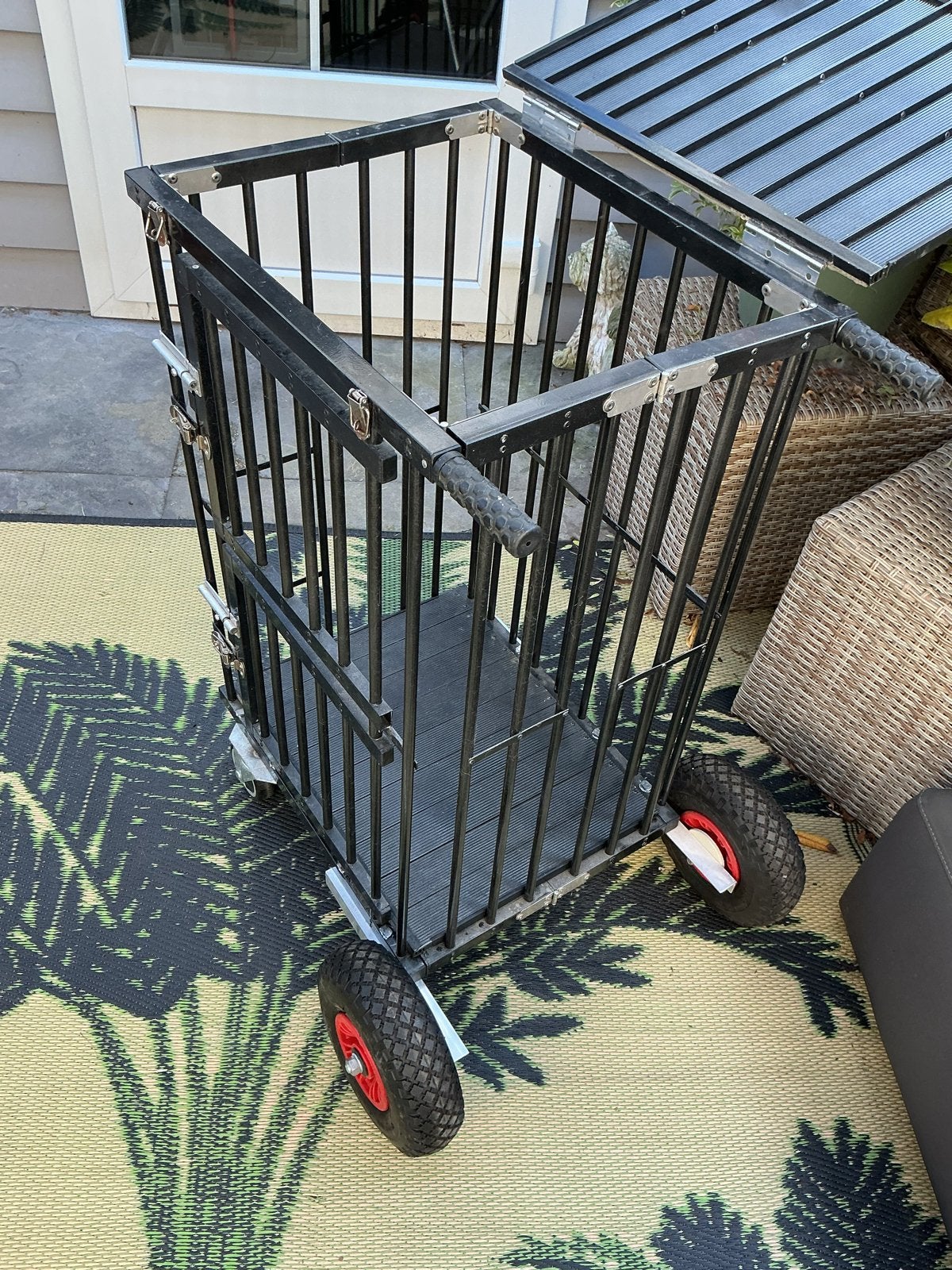 Verrijdbare en inklapbare showbench, Ophalen of Verzenden, Zo goed als nieuw
