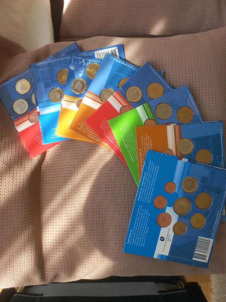 Nederland 15 stuks euromuntsets 1999-2006, Postzegels en Munten, Munten | Nederland, Ophalen of Verzenden, Koningin Beatrix, Euro's
