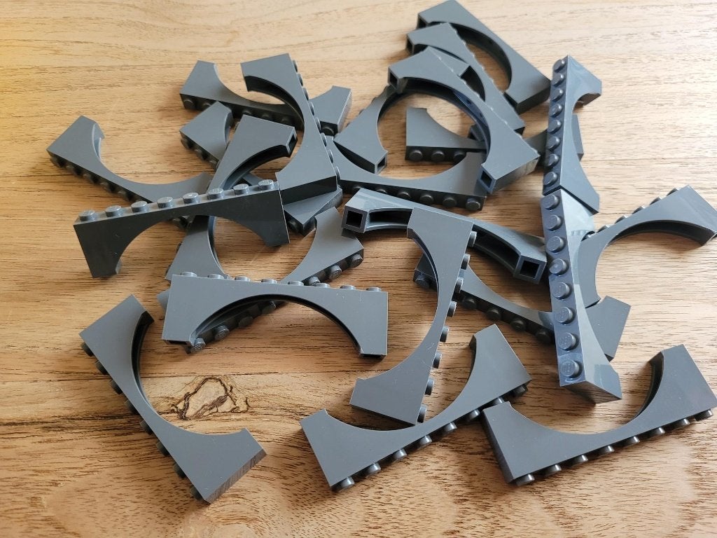 Partij J778=20x Lego boogstenen Nieuw (Meerdere setjes)