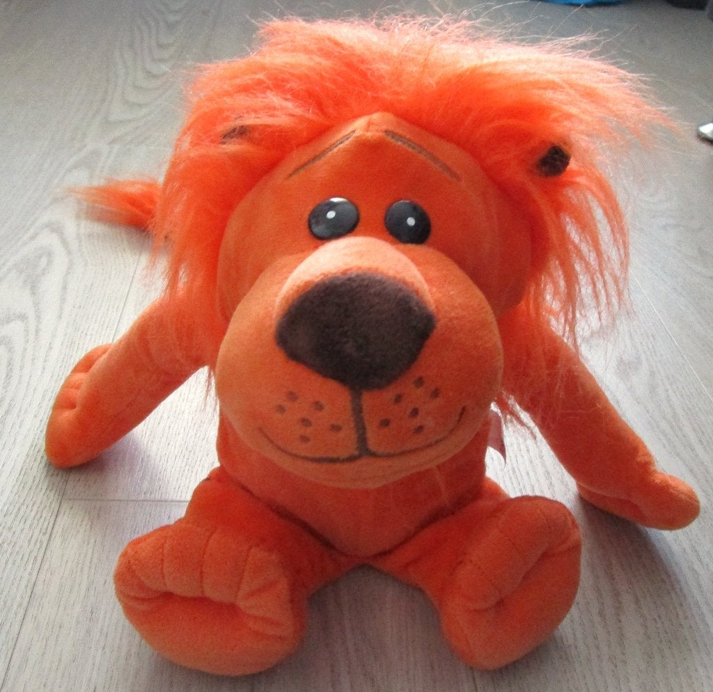 ING Oranje Leeuw Knuffel Spaarpot – Oranje Leeuw, Verzamelen, Ophalen of Verzenden, Zo goed als nieuw, Kunststof, Dier