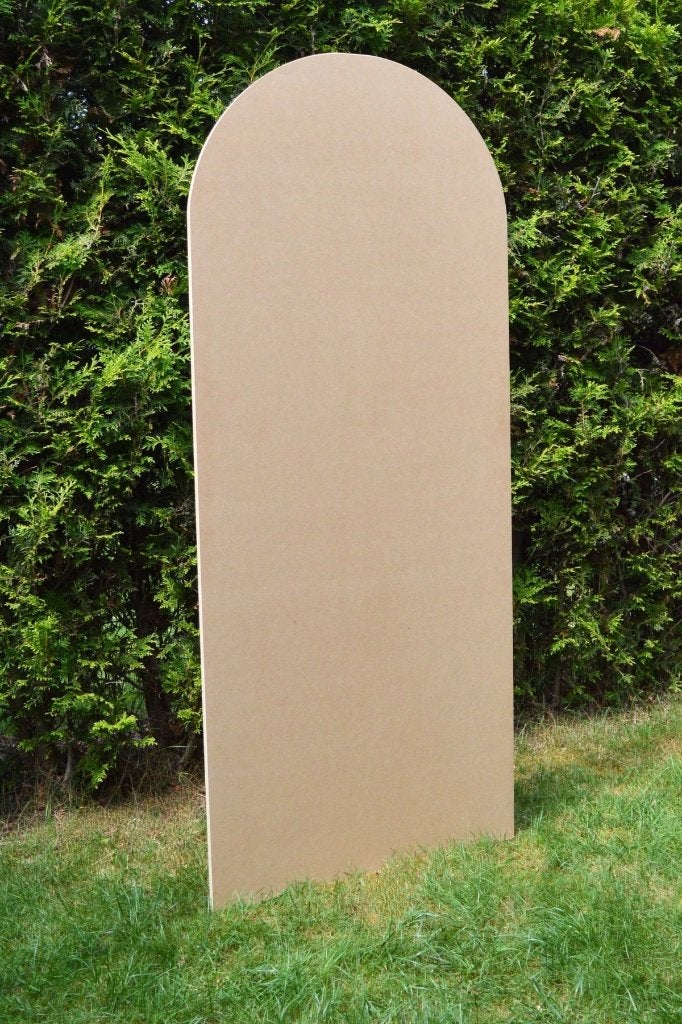 Backdrop halfrond 1,9x0,80 m groot en stevig (MDF), Ophalen, Nieuw, Feestartikel