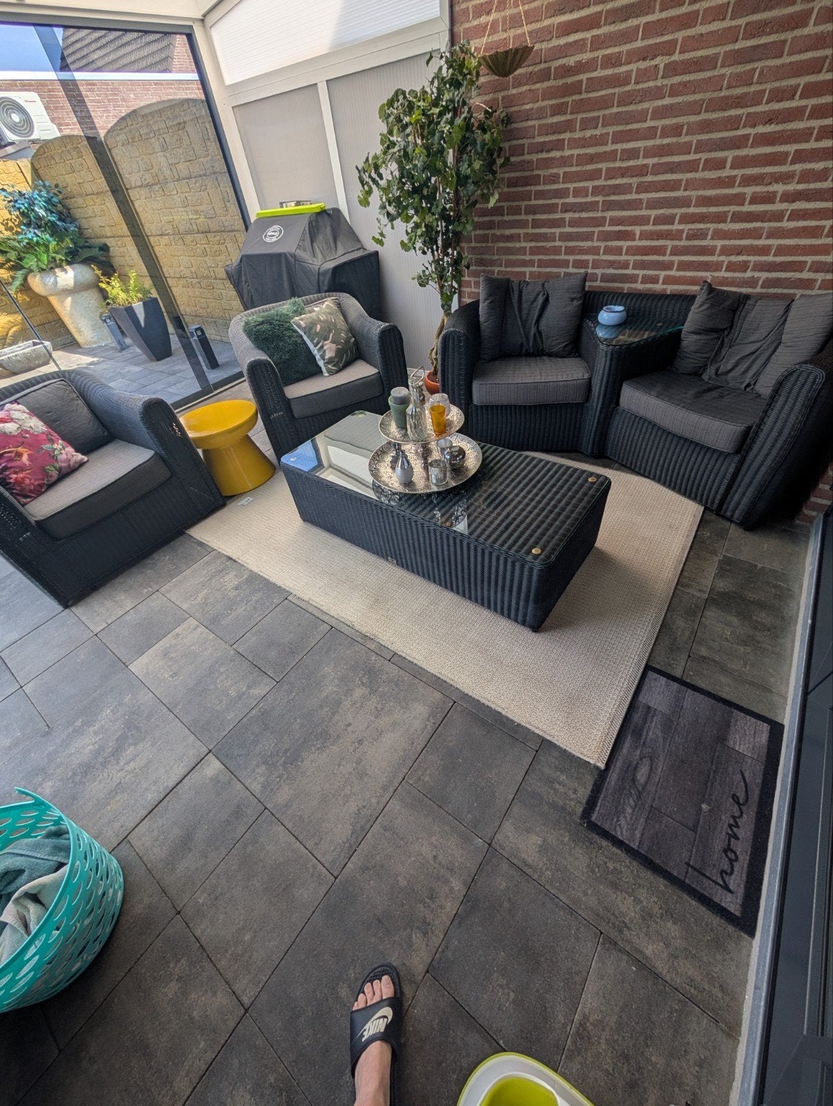 Prachtige tuinset, Ophalen, Terrastegels