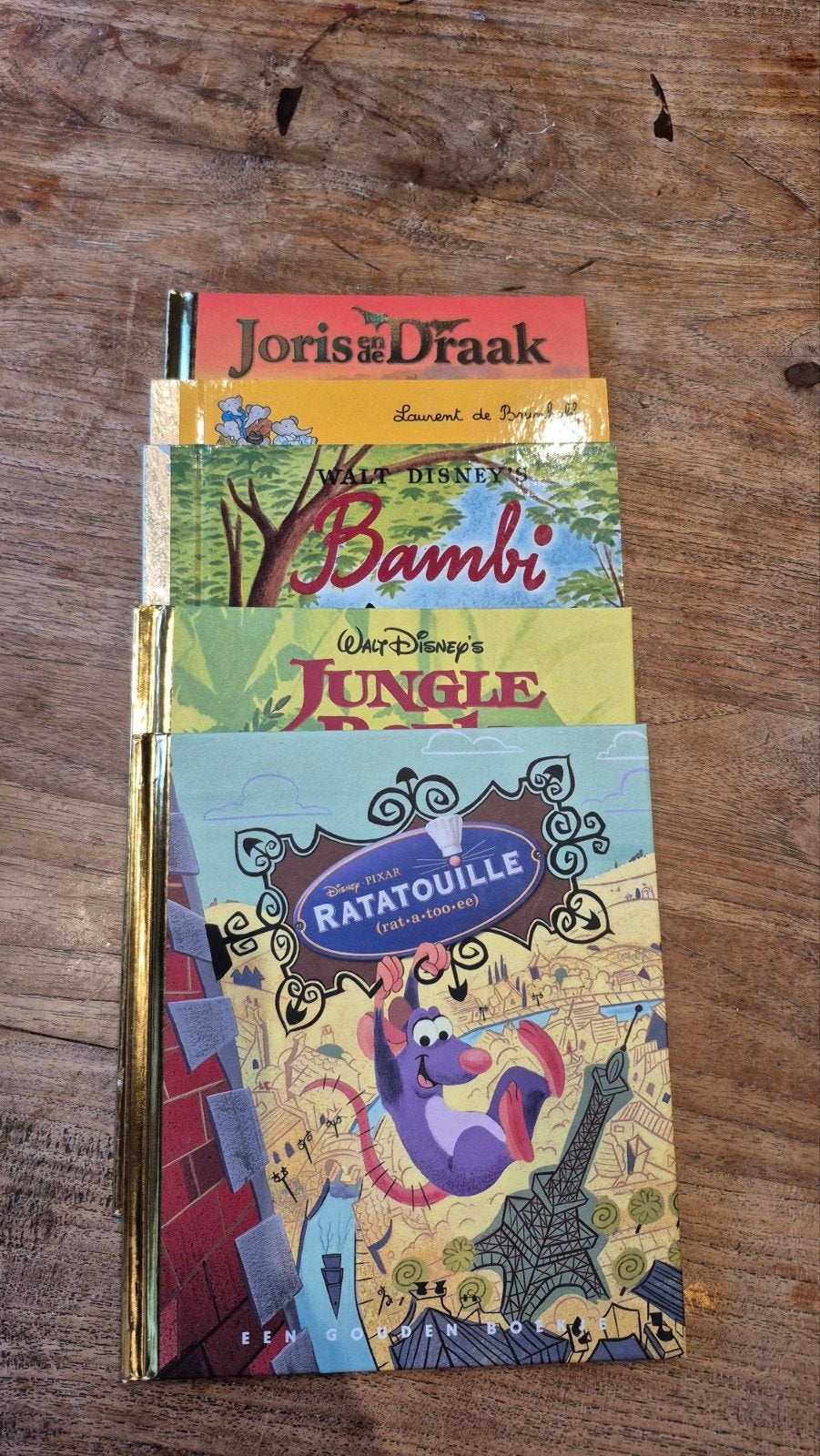 gouden boekjes, 5 st., 5 of 6 jaar, Jongen of Meisje, Zo goed als nieuw, Sprookjes