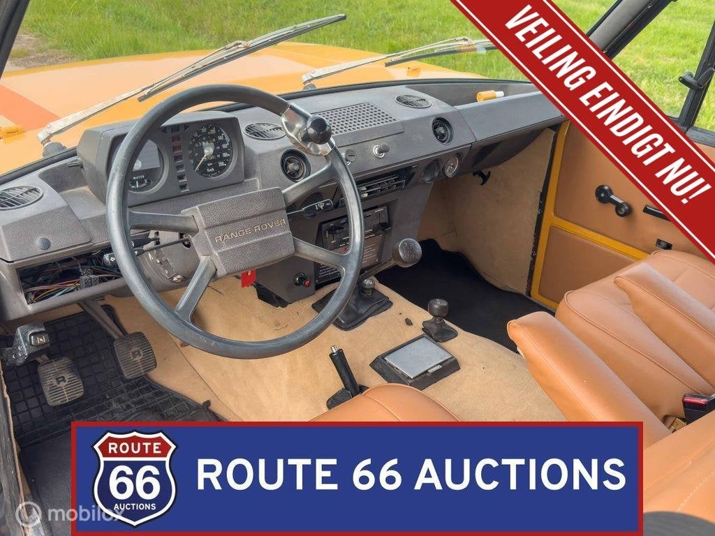 Range Rover Classic Early A-Series 2-Door | 1971 | Route 66, Auto's, Oldtimers, Land Rover, Overige carrosserieën, Zwart, Bedrijf