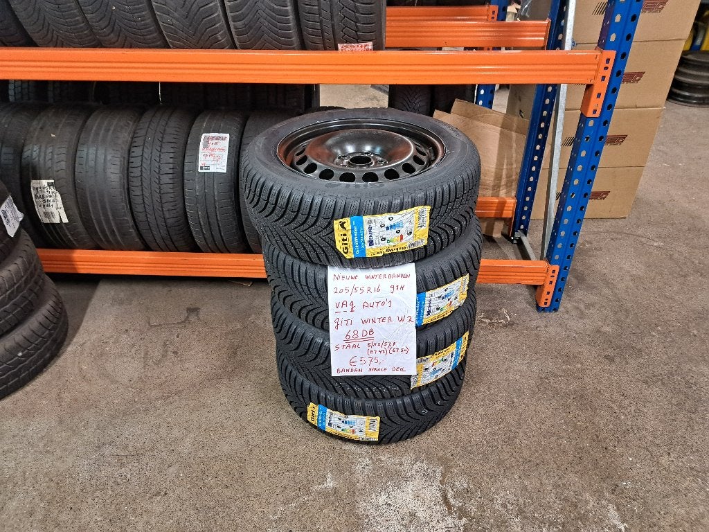 Banden set 16 inch Vw Golf/Caddy/Leon/Octavia/Audi A3/enz, Ophalen, Gebruikt, 16 inch, Banden en Velgen