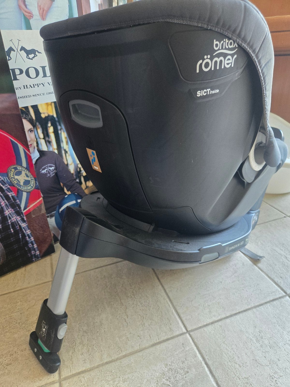 Britax Römer SWINGFIX M i-SIZE autostoel, Ophalen, Romer, 0 t/m 18 kg, Zo goed als nieuw
