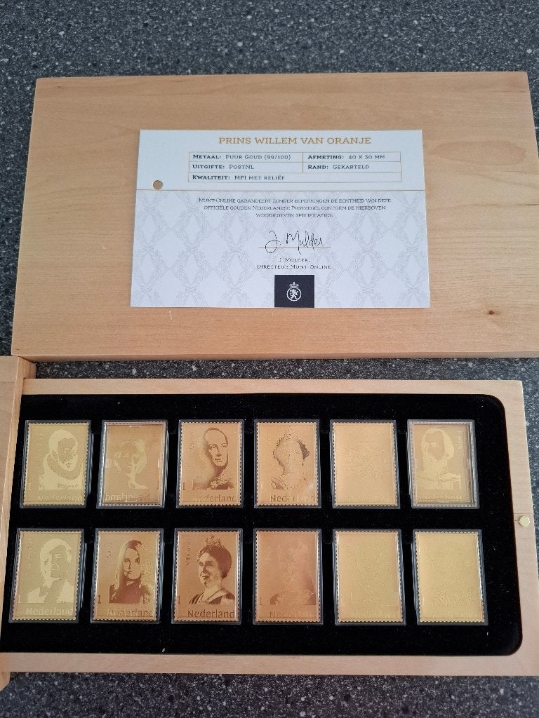 gouden postzegels, Verzenden