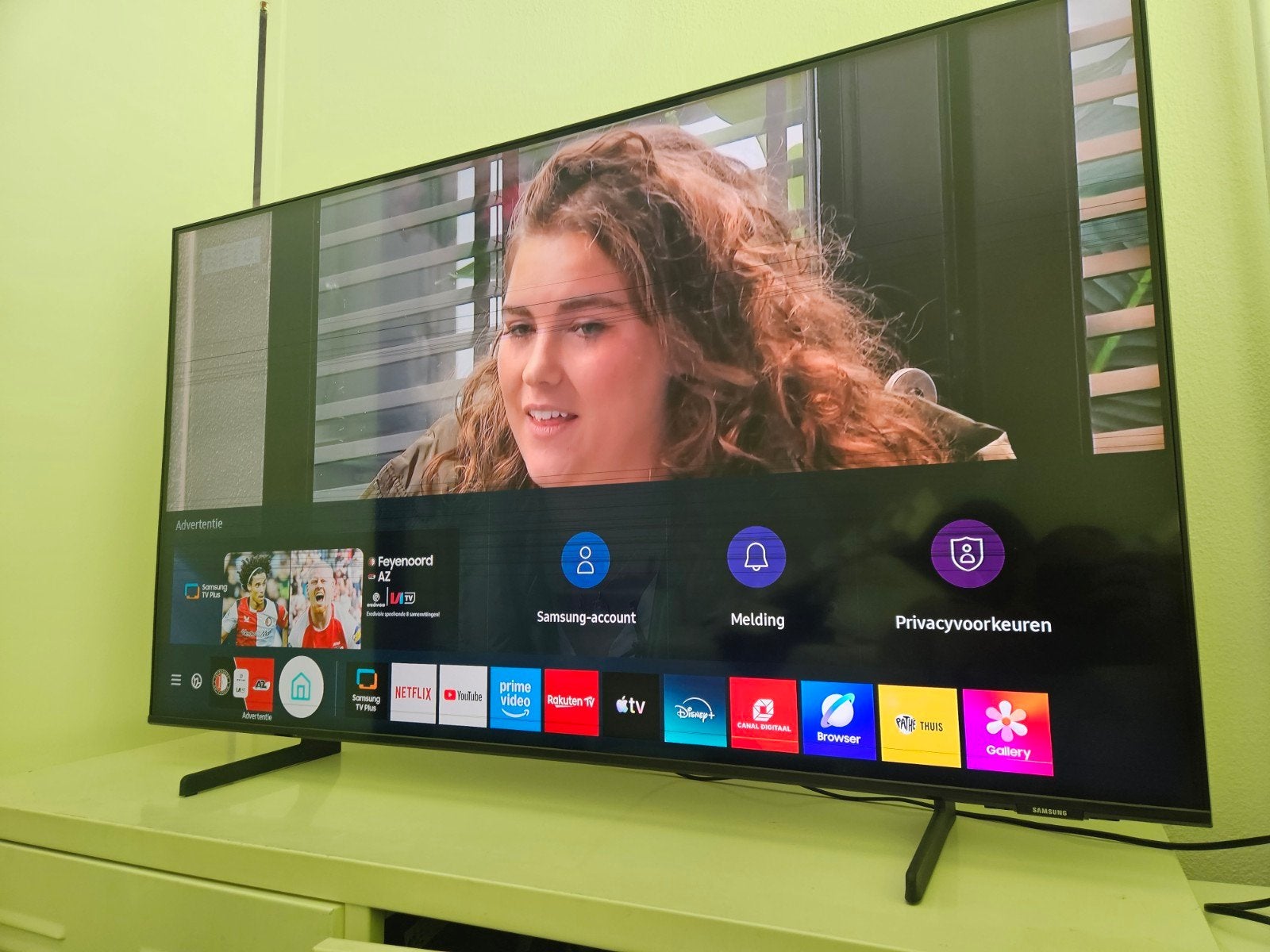 samsung 50 inch 4k tv met strepen, Ophalen of Verzenden, 100 cm of meer, 50 Hz, Overige merken