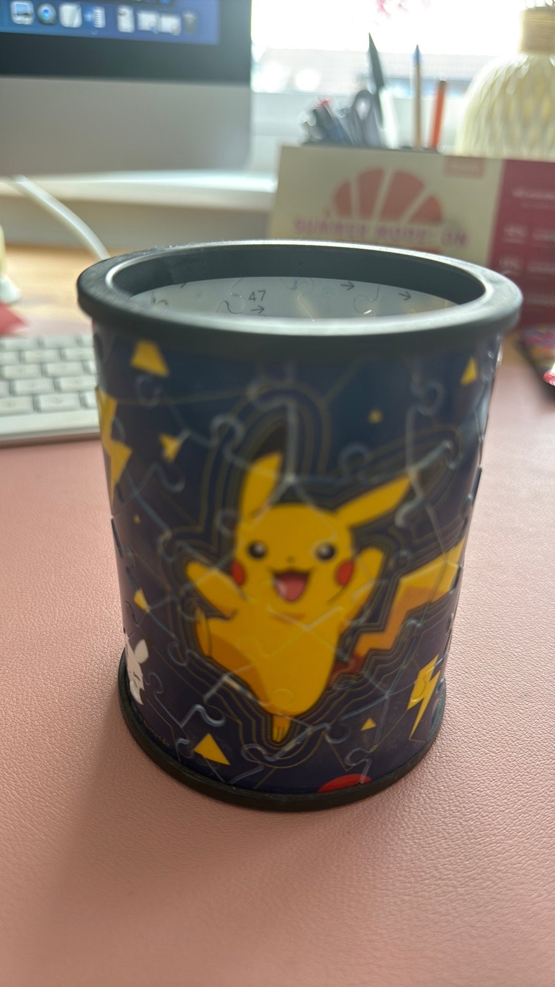 Pokemon potloden beker, Ophalen of Verzenden, Zo goed als nieuw