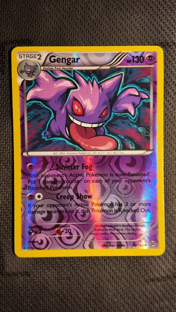 Gengar 60 BREAKthrough | Pokemon kaart, Ophalen, Losse kaart, Foil