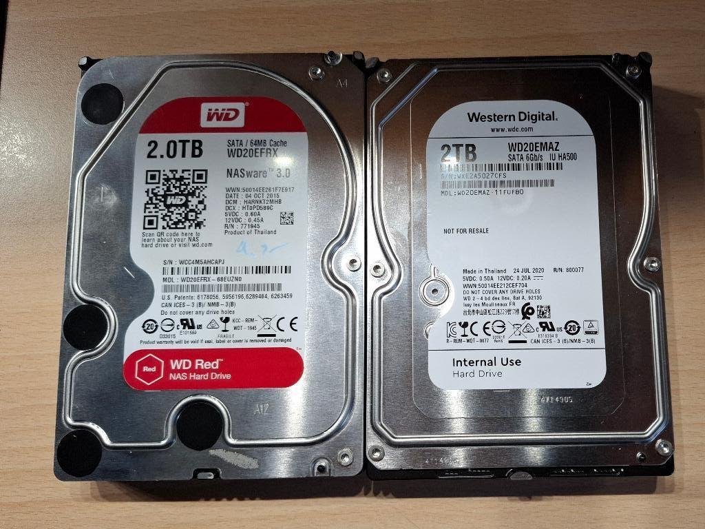 Harde schijven, Computers en Software, Harde schijven, Intern, Gebruikt, Desktop, 2 TB