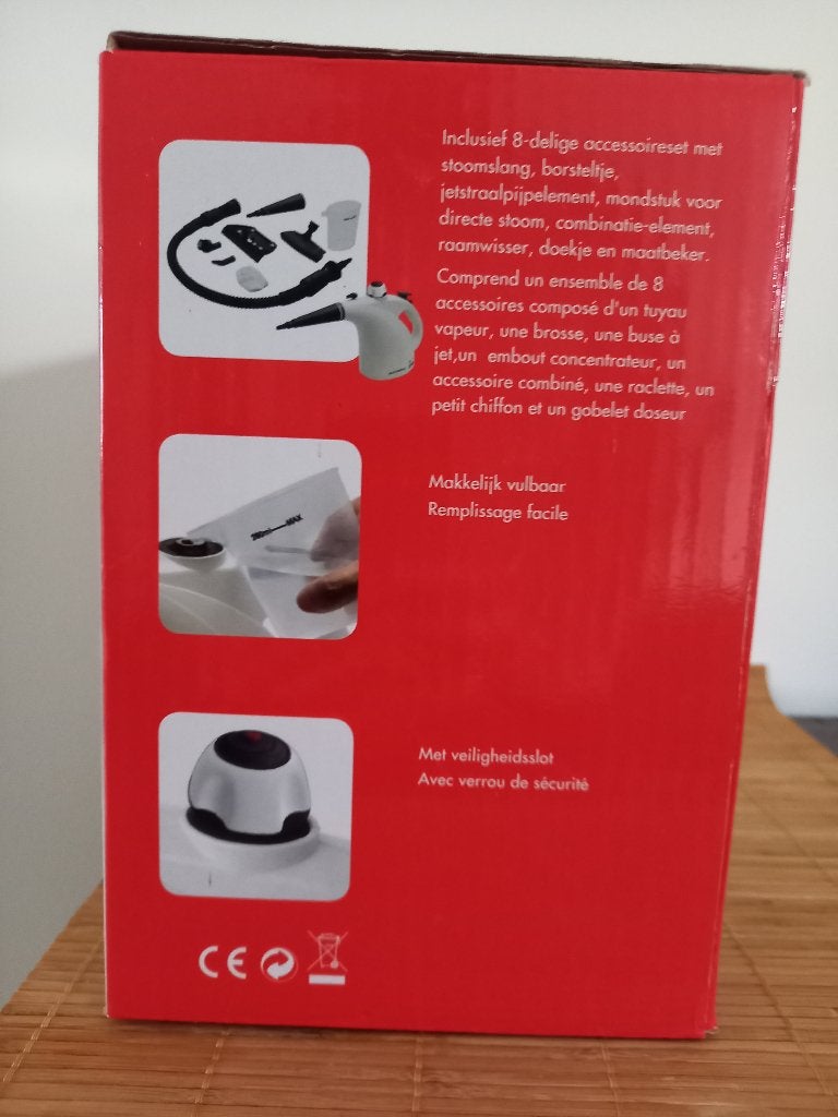Handstoomreiniger Watshome 1200W, Ophalen of Verzenden, Zo goed als nieuw, Stoomreiniger