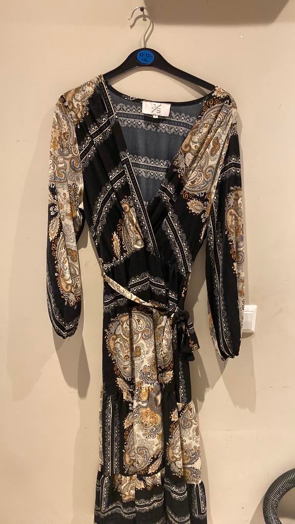 Gypsy ibiza boho jurk L, Kleding | Dames, Jurken, Ophalen of Verzenden, Zo goed als nieuw, Maat 42/44 (L), Onder de knie