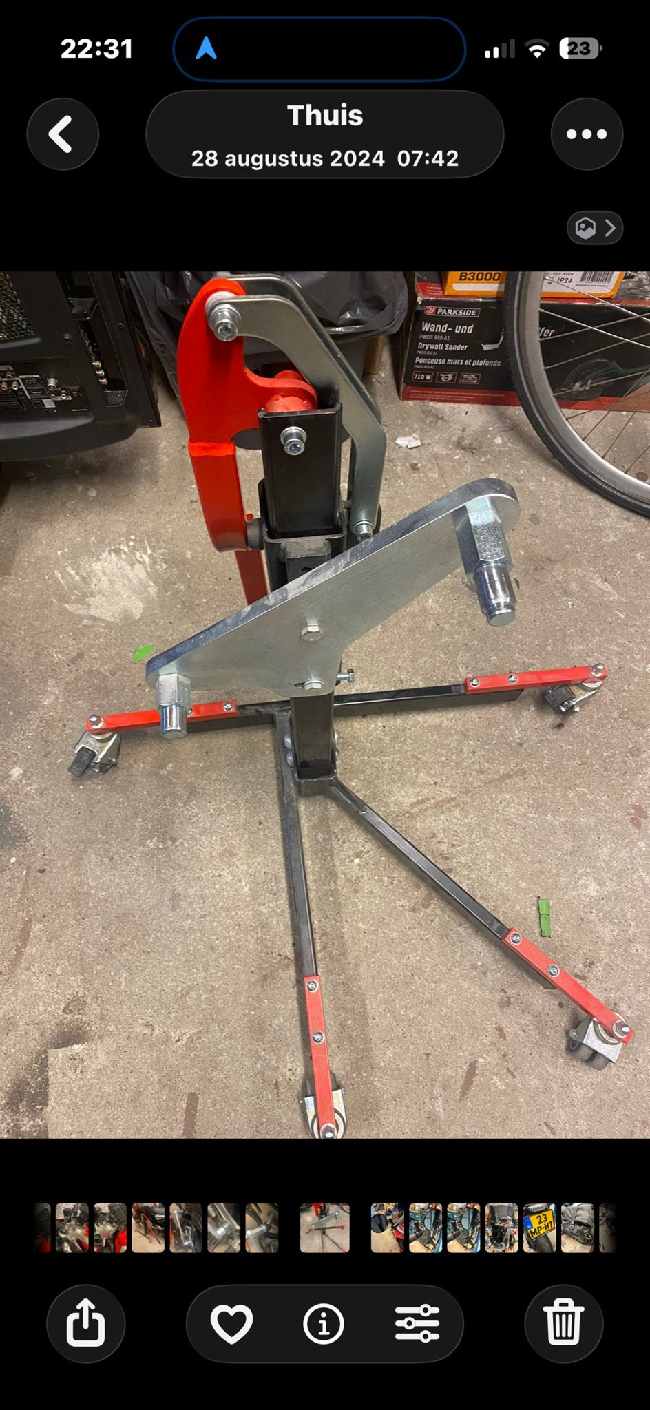 Adapterplaat voor ConStands BMW F900R (2021), Ophalen of Verzenden, Gebruikt