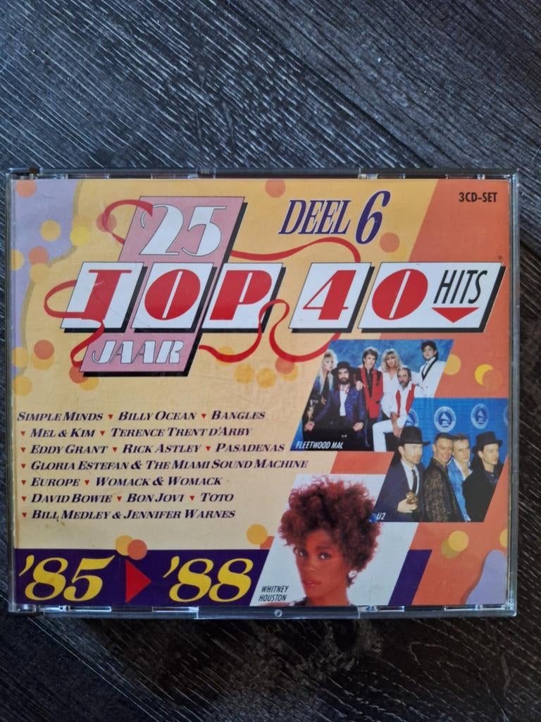 25 Jaar Top 40 Hits Deel 6 ('85-'88) 3CD-set, Ophalen of Verzenden, Zo goed als nieuw, Pop