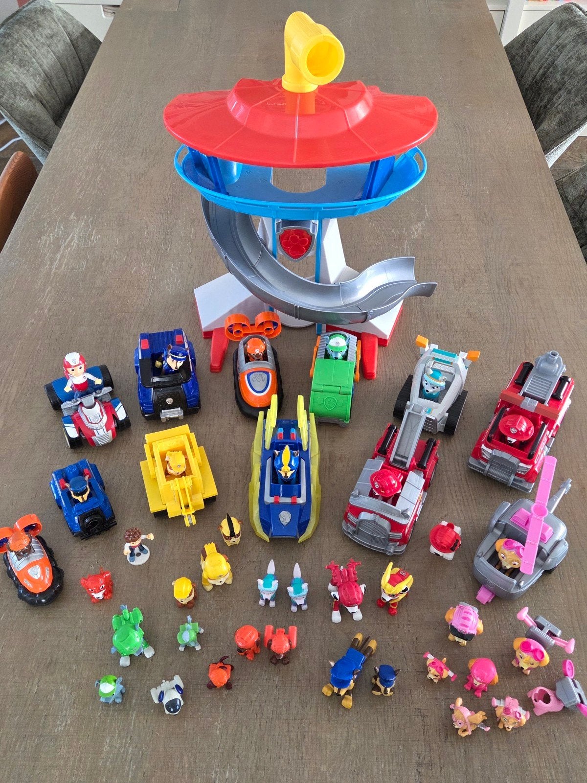 Grote set Paw Patrol incl. Uitkijk, Ophalen of Verzenden, Gebruikt