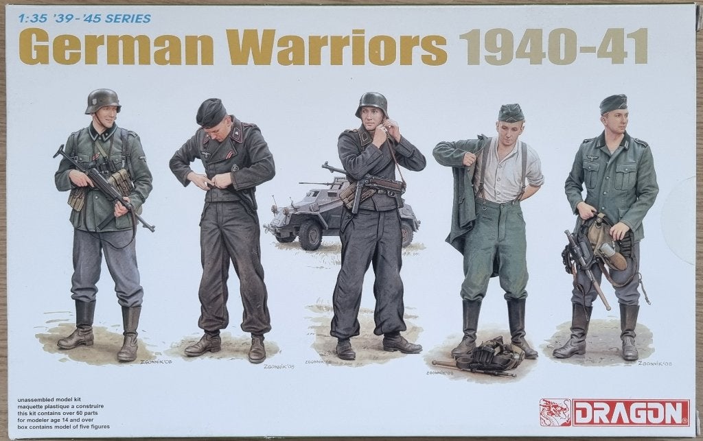 Dragon 1:35 #6574 WWII German Warriors 1940-41, Ophalen of Verzenden, Nieuw, 1:35 tot 1:50, Figuur of Figuren