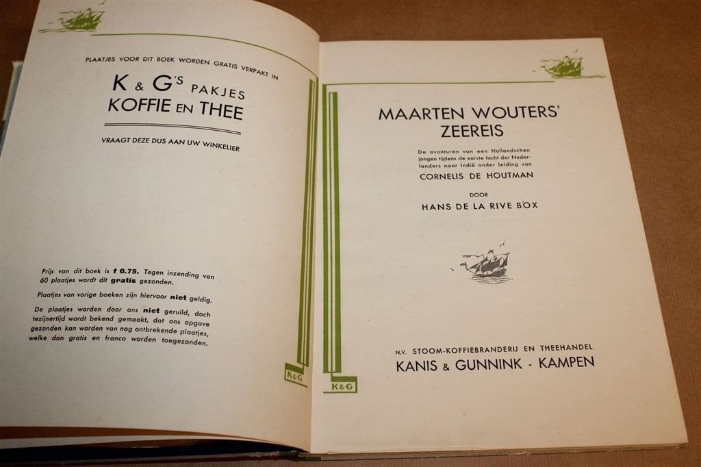 Maarten Wouters Zeereis — Kanis en Gunnink Album 1938, Boeken, Ophalen of Verzenden, Gelezen