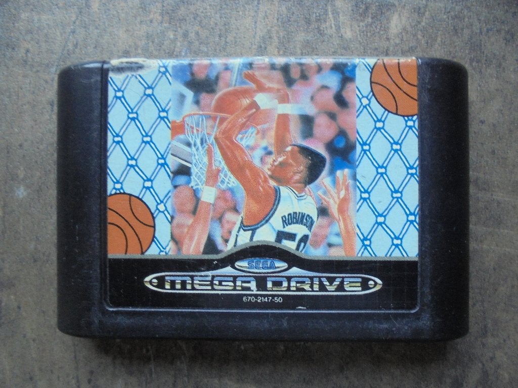 D. Robinson's Supreme Court voor Sega Mega Drive(zie foto's), Spelcomputers en Games, Games | Sega, Gebruikt, 1 speler, Ophalen of Verzenden