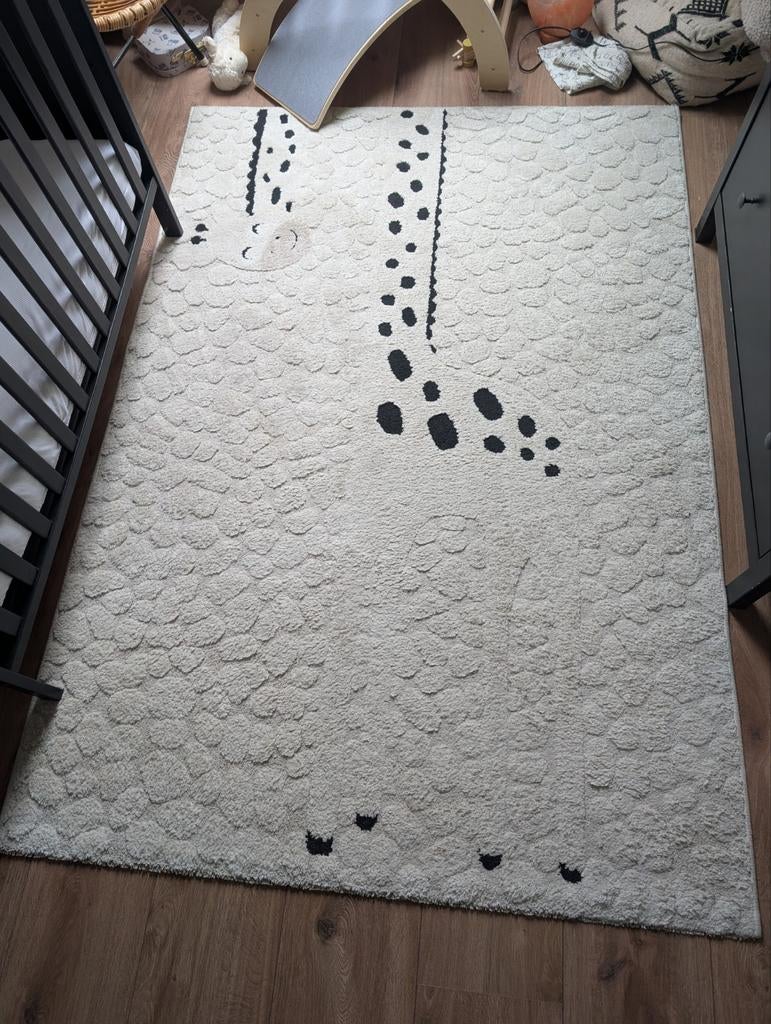 Vloerkleed giraffe 140x200, Ophalen, Zo goed als nieuw