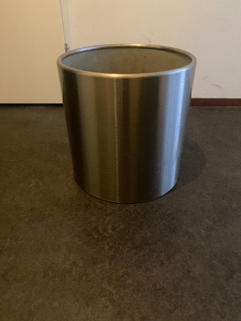 Aluminium plantenbak H37,5xBr 37,5cm, Ophalen, Zo goed als nieuw, Metaal, Balkon