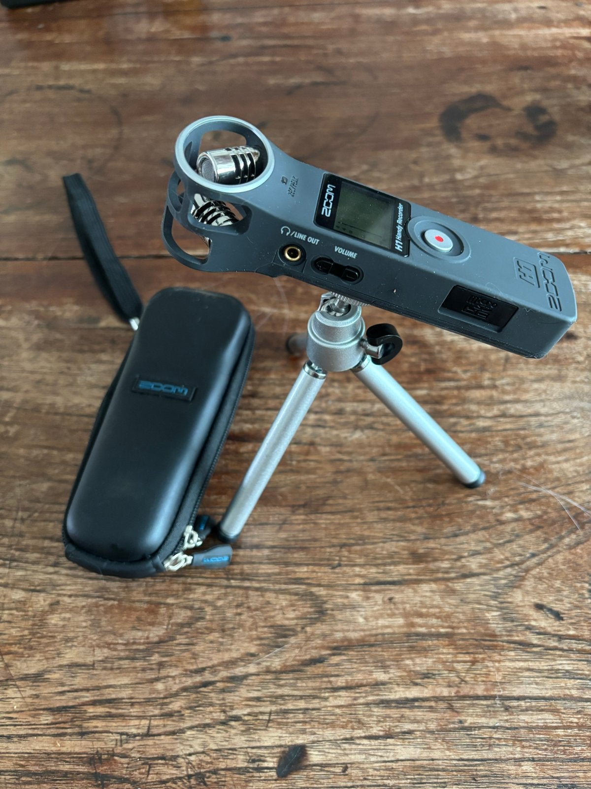 Zoom H1 Handy Recorder met standaard en hoesje, Muziek en Instrumenten, Ophalen of Verzenden, Zo goed als nieuw, Overige typen