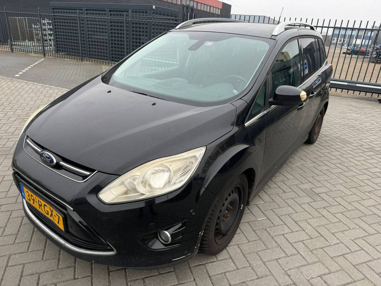 Ford Grand C-Max 1.6 SCTi Titanium 2011 APK NAP, Auto's, Voorwielaandrijving, 4 cilinders, 150 pk, Zwart