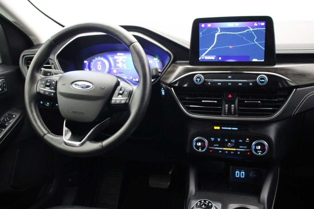 Ford KUGA 2.5 PHEV Vignale - Carplay, Camera, Leer, Stoel/St, Auto's, Ford, Gebruikt, 4 cilinders, Met garantie (alle), Zwart