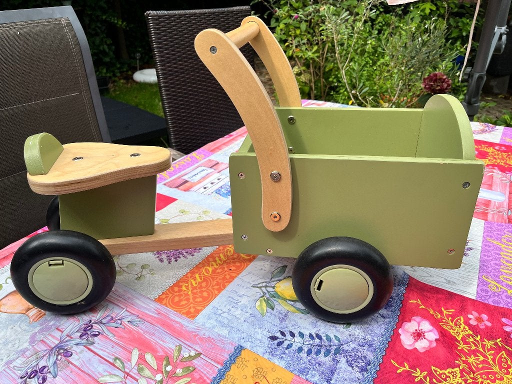 Houten bakfiets Little Rider – Bandits & Angels, Ophalen, Gebruikt, Loopfiets