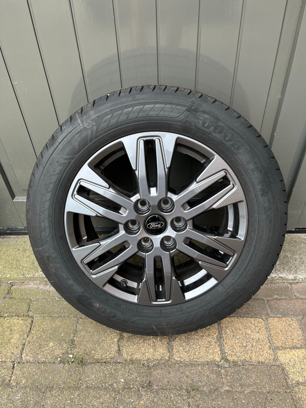 NIEUW Originele Ford Transit Custom 17 inch velgen + banden, Ophalen, Banden en Velgen, 17 inch, All Season
