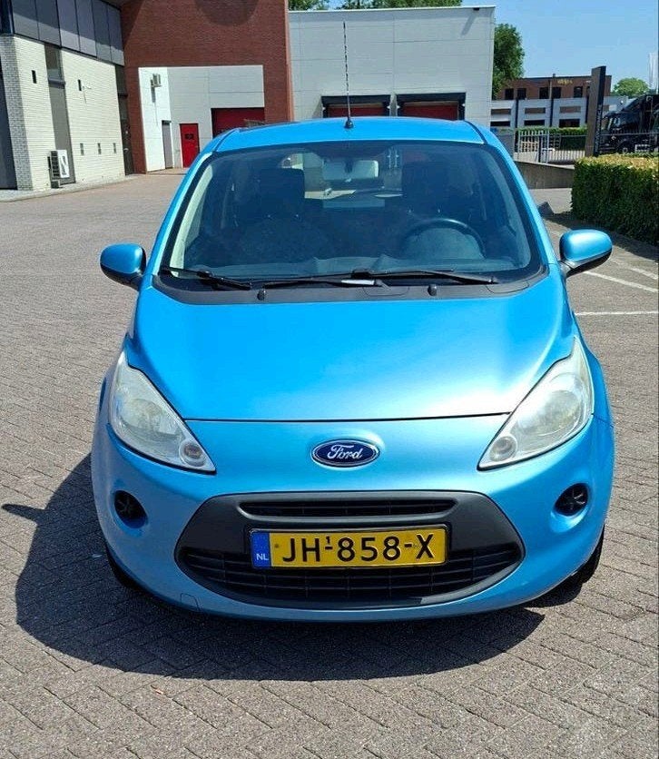Ford Ka 1.2 69pk 2011 Blauw, Auto's, Ford, Voorwielaandrijving, 1242 cc, 4 cilinders, Handgeschakeld