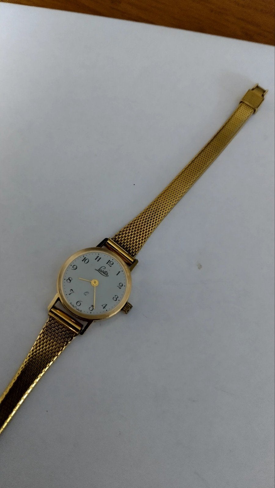 14 karaat gouden Dames  horloge 585, Sieraden, Tassen en Uiterlijk, Horloges | Dames, Overige merken, Ophalen of Verzenden, Zo goed als nieuw