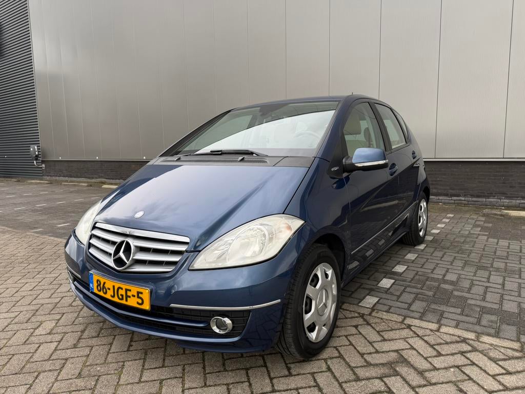Mercedes-Benz A-Klasse A150 5DRS 2009 Blauw | Rijklaar + APK, Auto's, Voorwielaandrijving, Blauw, Leder en Stof, Overige kleuren