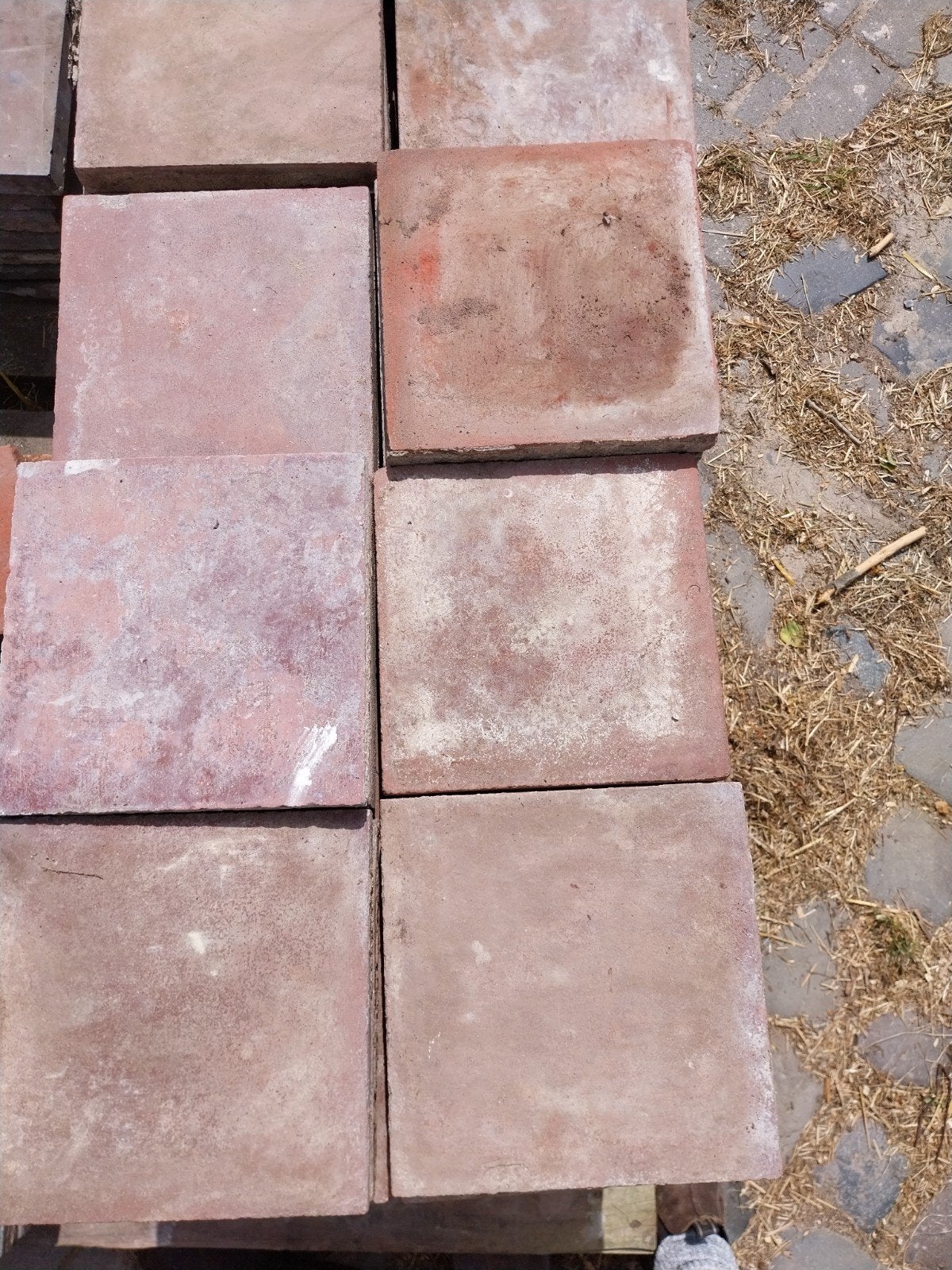 Estriken rood 20x20x3, Ophalen, Hout