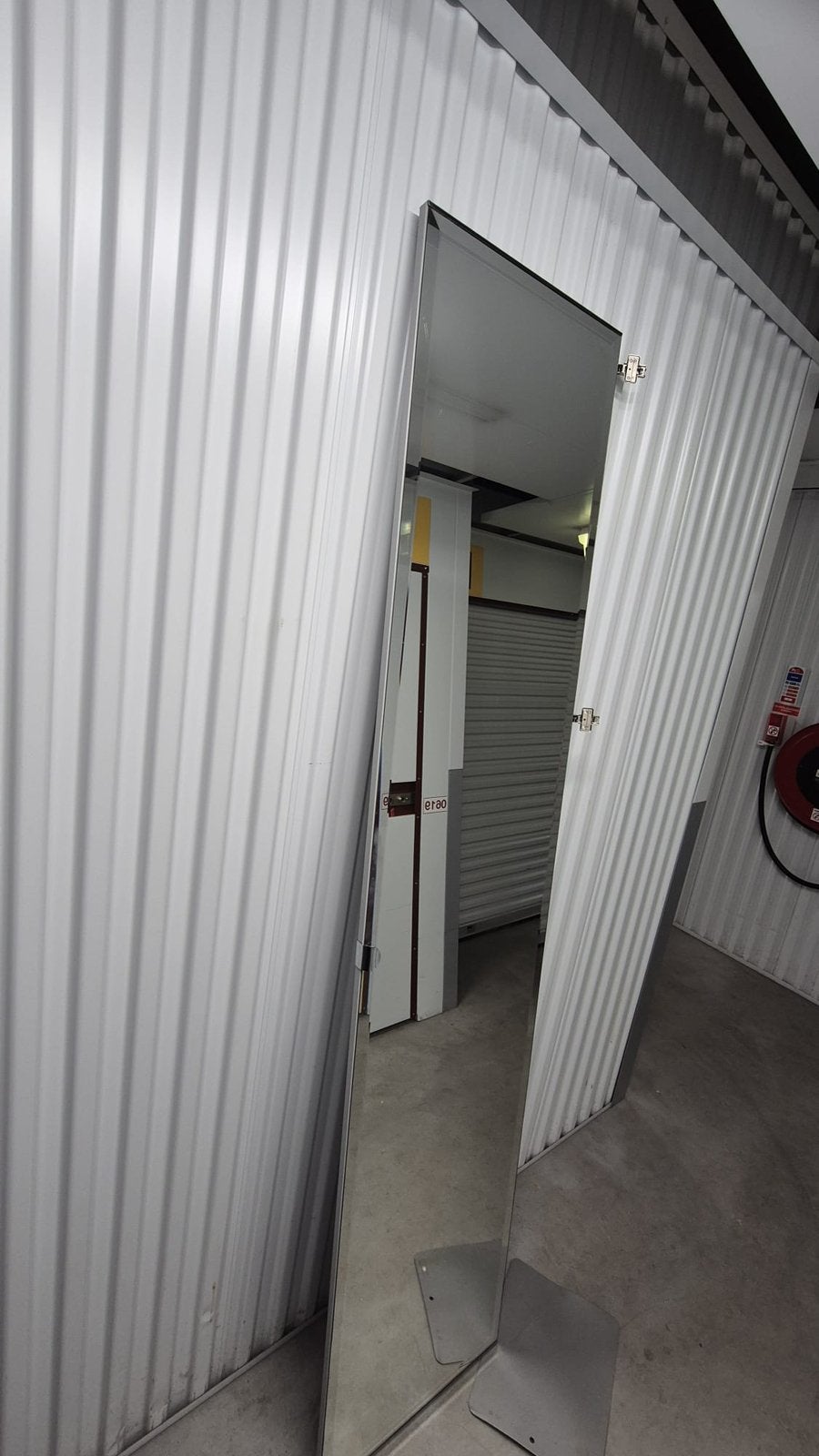 Pax kast deurspiegel, Huis en Inrichting, Woonaccessoires | Spiegels, Ophalen, 200 cm of meer, Zo goed als nieuw, Rechthoekig