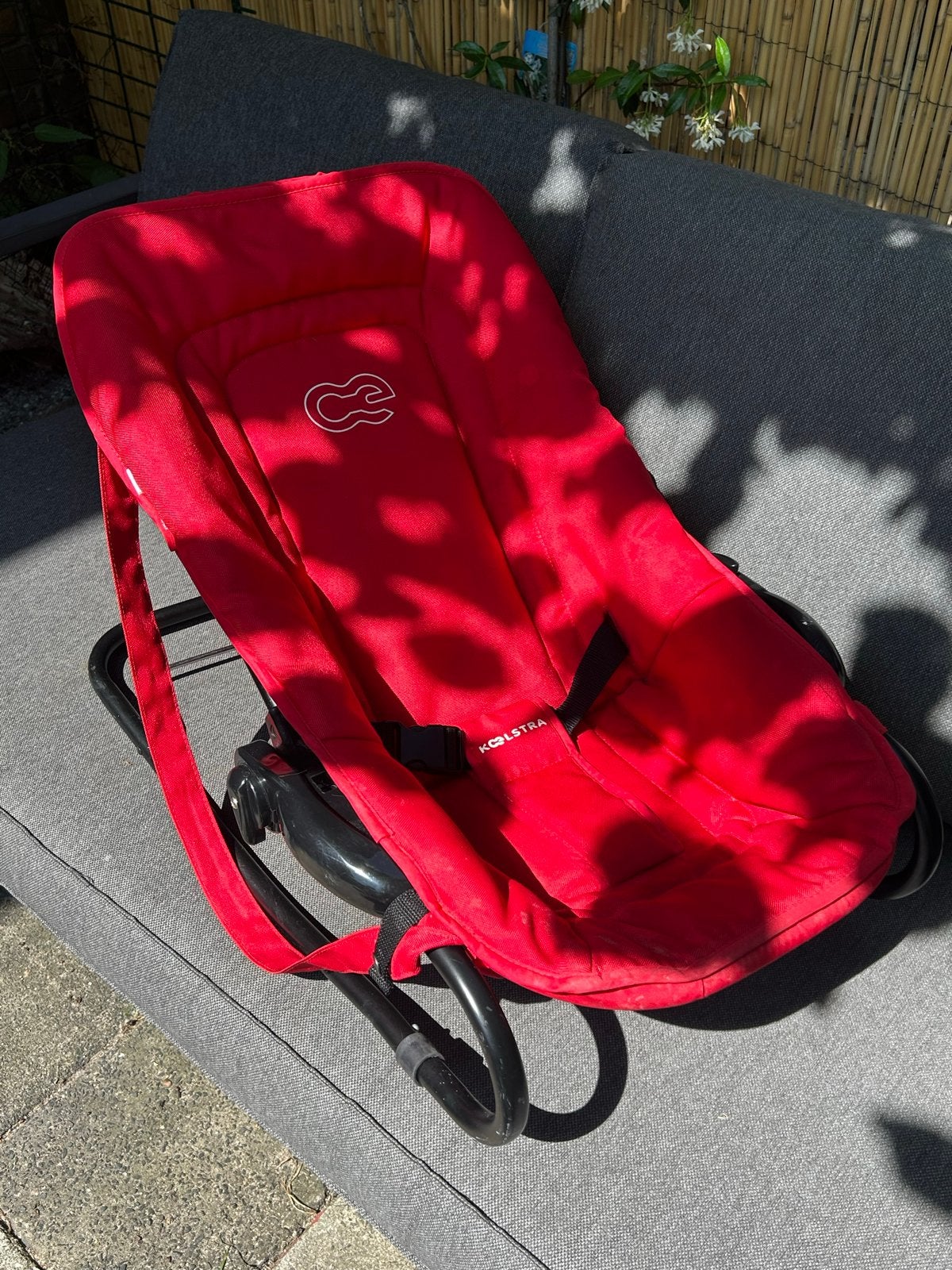 Koelstra Wipstoel Sitset met rode, wasbare hoes, Kinderen en Baby's, Wipstoeltjes, Ophalen, Gebruikt, Wipstoel, Overige merken