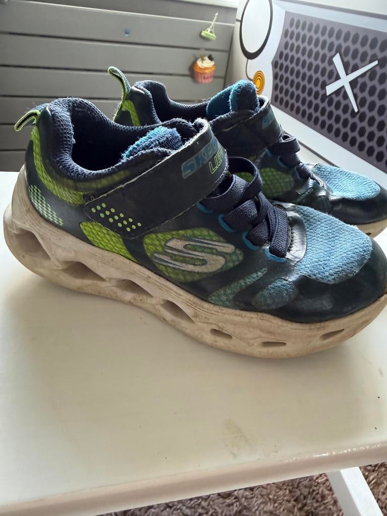 Skechers sneakers maat 27 - gebruikt, mooie prijs, Ophalen of Verzenden, Zo goed als nieuw, Jongen of Meisje, Sportschoenen