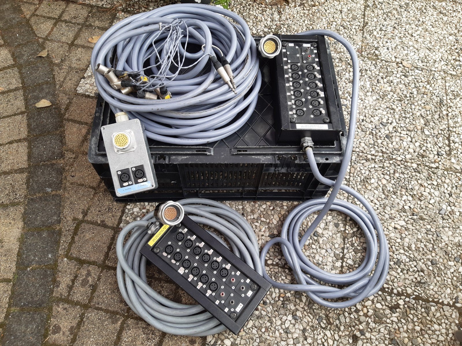 Audioflex Multikabel met aparte kasten, Ophalen