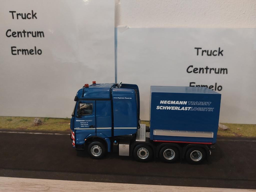Hegmann transport
Mercedes-Benz Arocs BigSpace 8x4 De truck, Hobby en Vrije tijd, Modelauto's | 1:50, Ophalen of Verzenden, Nieuw