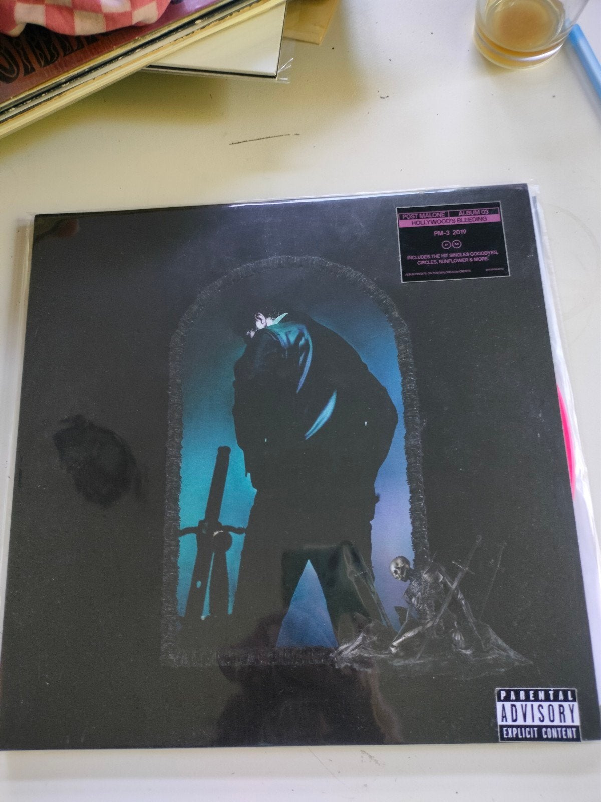 Hip hop rap POST MALONE : HOLLYWOOD'S BLEEDING  2lp pink, Ophalen of Verzenden, 2000 tot heden, Zo goed als nieuw, 12 inch