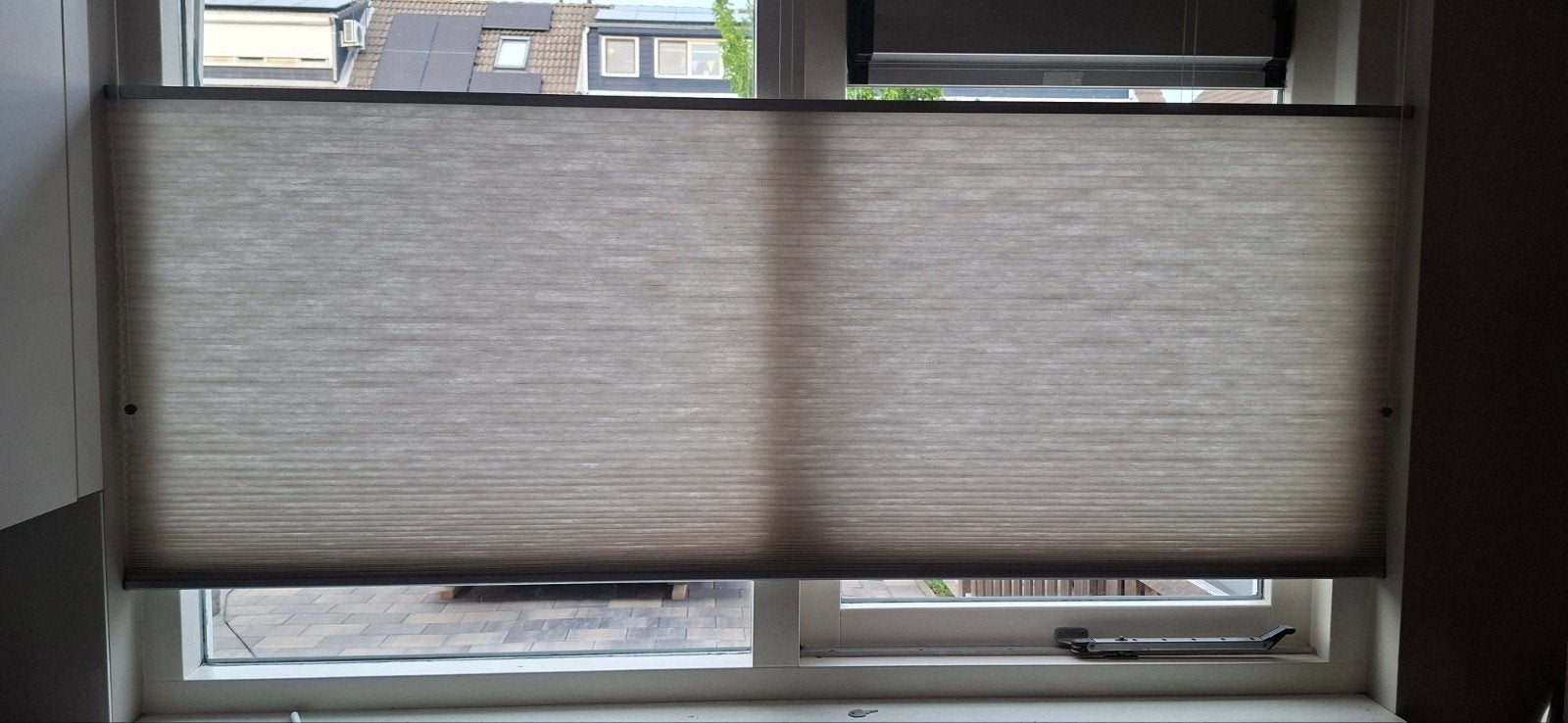 Lichtgrijze Dupli Gordijnen - Perfecte Staat, Ophalen, Zo goed als nieuw, Grijs