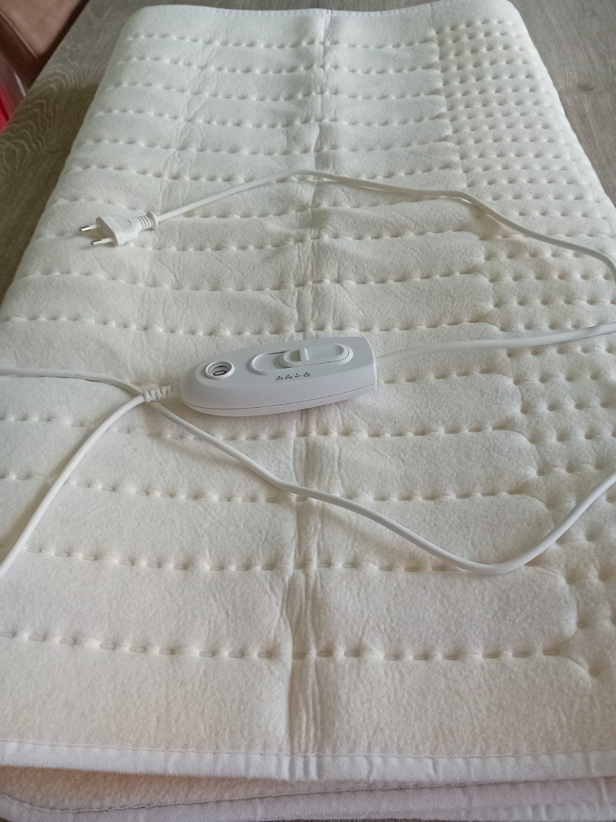 Elektricedeken  1 persoons de kleur is wit, Ophalen, Zo goed als nieuw, Eenpersoons, 90 cm