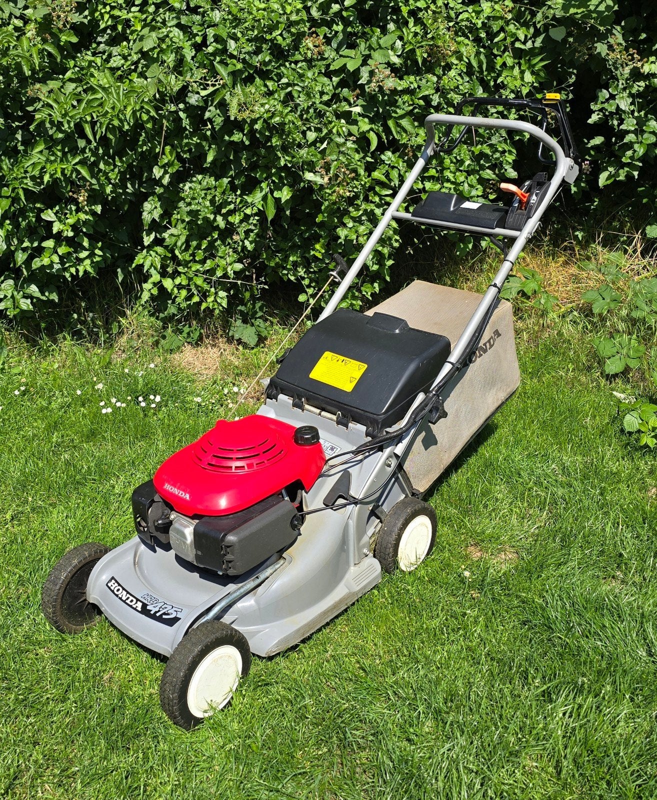 Honda hrb 475 ( elektrisch gestart ), Ophalen, Cirkelmaaier, Honda., Versnellingen