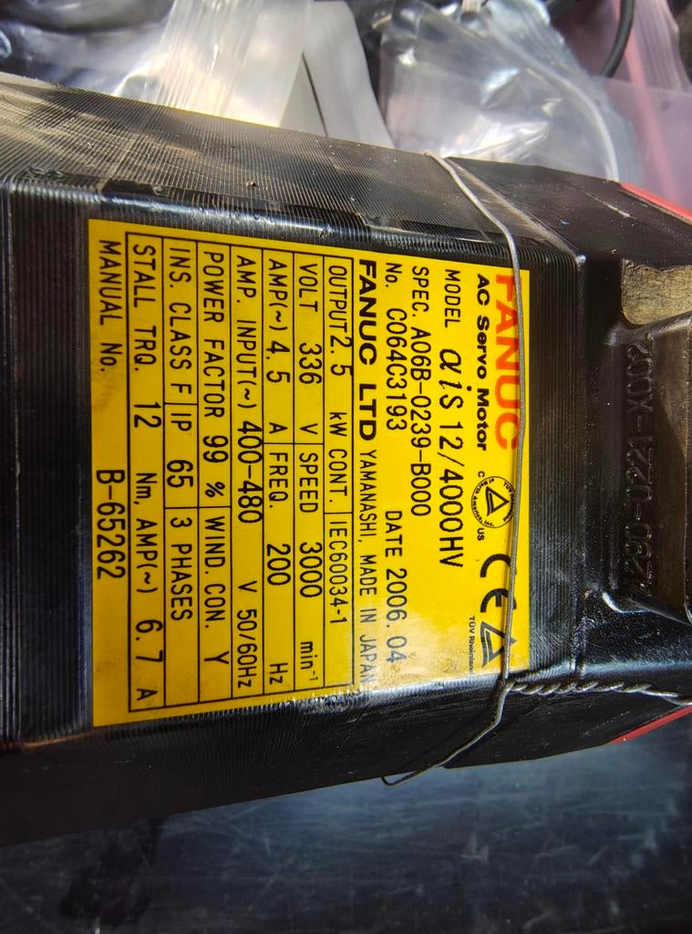 Te koop servo motoren fanuc, Ophalen