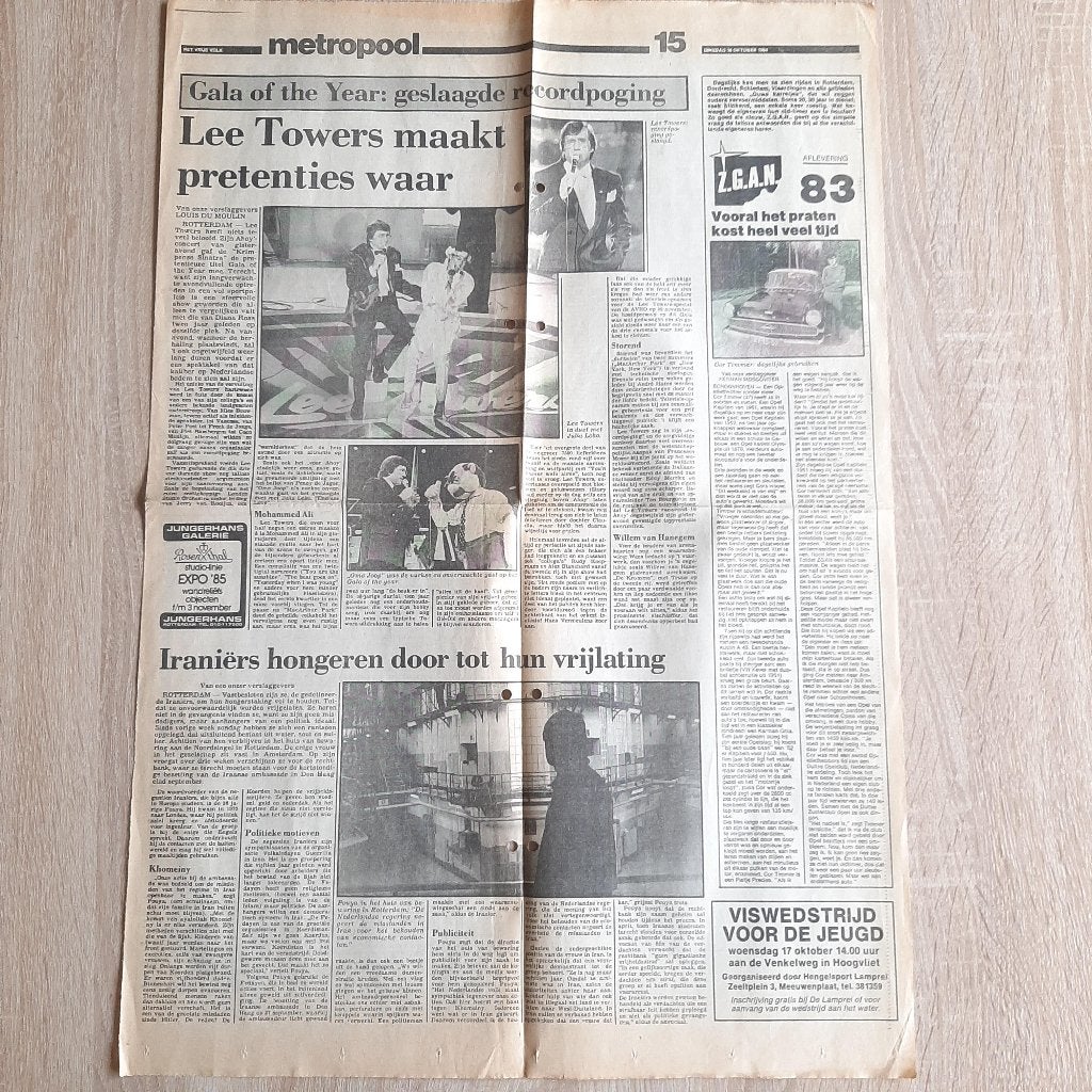 Lee Towers Gala of the year geslaagde poging in 1986, Verzenden, Gebruikt